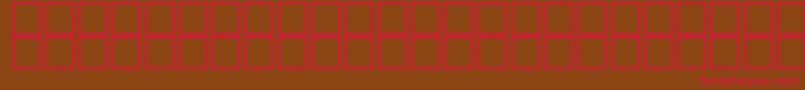 McsJeddahSIFlay. Font – Red Fonts on Brown Background
