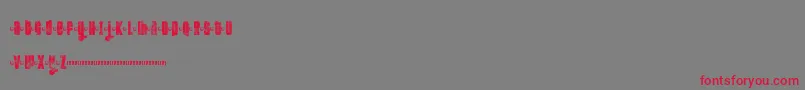 Weitere Informationen zur FtKolariDemoLight-Schriftart FtKolariDemoLight-Schriftart – Rote Schriften auf grauem Hintergrund