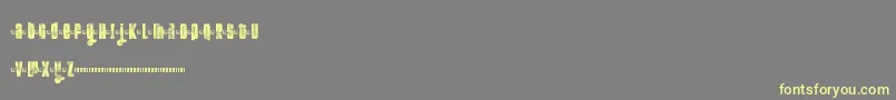 Weitere Informationen zur FtKolariDemoLight-Schriftart FtKolariDemoLight-Schriftart – Gelbe Schriften auf grauem Hintergrund