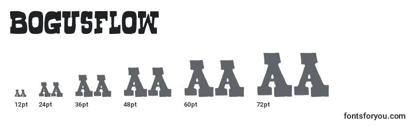 Bogusflow Font Sizes