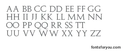 Обзор шрифта Augustus