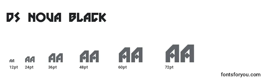 Ds Nova Black Font Sizes