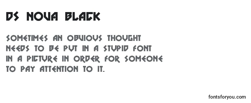 Ds Nova Black Font