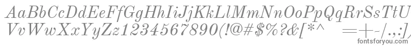 fuente OldstandardItalic – Fuentes Grises Sobre Fondo Blanco