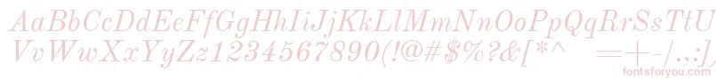 OldstandardItalic Font – Pink Fonts