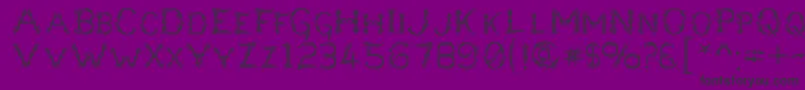 LupusBlight Font – Black Fonts on Purple Background