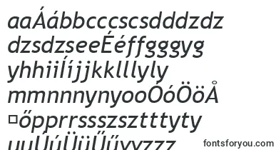TrebuchetMsРљСѓСЂСЃРёРІ font – hungarian Fonts