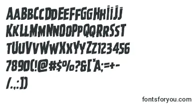 Schrift Ghoulishintentrotal