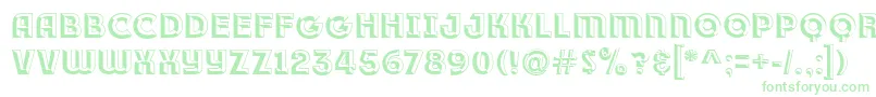 Race1BranntPlusChiseledNcv-Schriftart – Grüne Schriften
