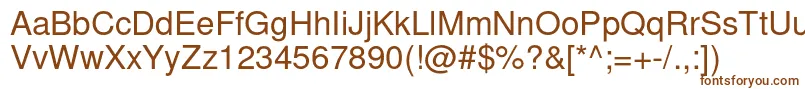 NimbussanlReg Font – Brown Fonts