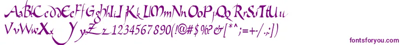Dangerousscript27RegularTtcon Font – Purple Fonts