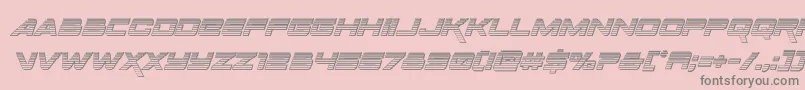 More about Spacerangerchromeital Font Spacerangerchromeital Font – Gray Fonts on Pink Background