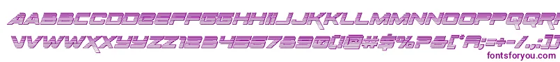 Spacerangerchromeital-Schriftart – Violette Schriften