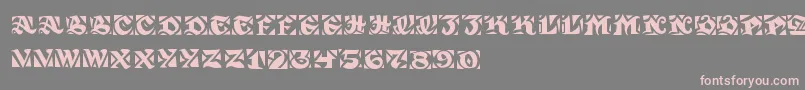 SirGuppy Font – Pink Fonts on Gray Background