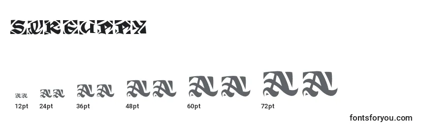 Размеры шрифта SirGuppy