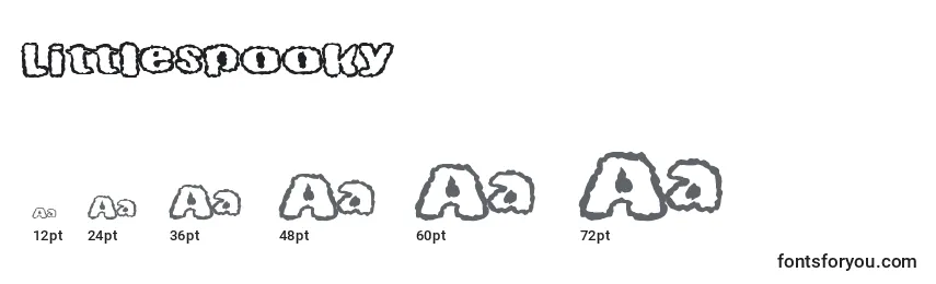 Размеры шрифта Littlespooky