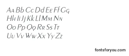 Обзор шрифта PenyaelightItalic