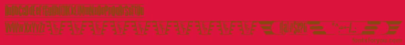 TheJukeBoxFfp Font – Brown Fonts on Red Background
