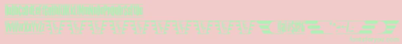 TheJukeBoxFfp Font – Green Fonts on Pink Background