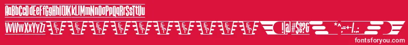 TheJukeBoxFfp Font – White Fonts on Red Background