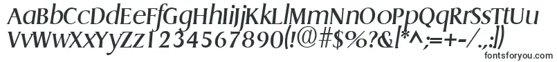 GriffonItalic-Schriftart – Yandex-Schriften