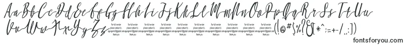 Czcionka MollucaItalicFree – czcionki do podpisu
