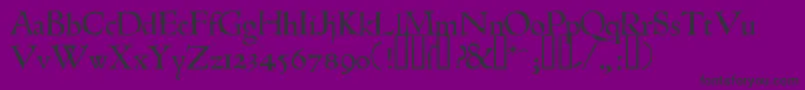 1543humaneJenson Font – Black Fonts on Purple Background