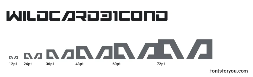 Wildcard31cond Font Sizes