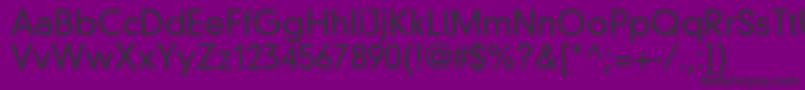 Din30640NeuzeitGroteskLtLight Font – Black Fonts on Purple Background