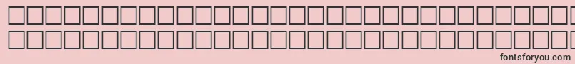 JaggedRegular Font – Black Fonts on Pink Background