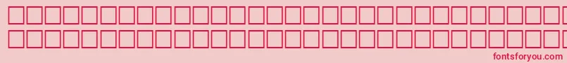 JaggedRegular Font – Red Fonts on Pink Background
