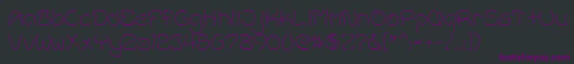 Accent1 Font – Purple Fonts on Black Background