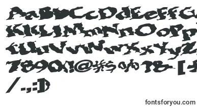 Bohemianrap7Bold font – historical Fonts