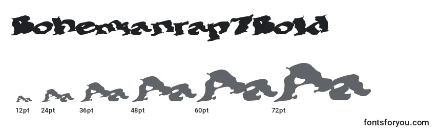 Bohemianrap7Bold Font Sizes