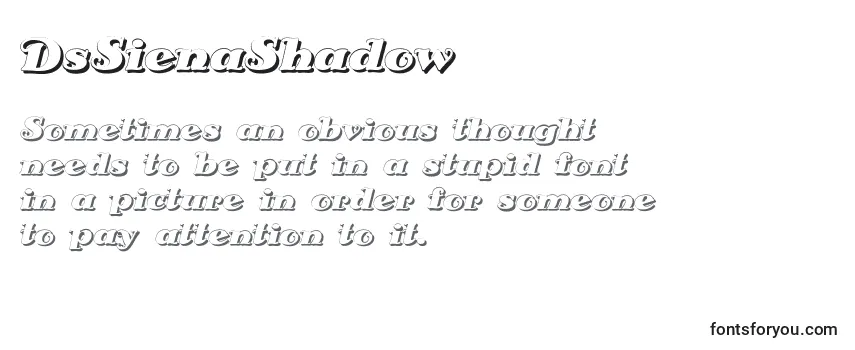Шрифт DsSienaShadow (112038)