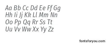 FirasanscondensedBookitalic Font