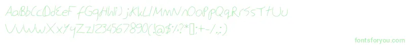 More about EdSnowden Font EdSnowden Font – Green Fonts on White Background
