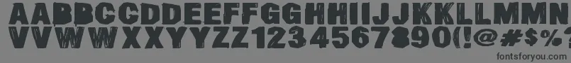 SmearedDsg Font – Black Fonts on Gray Background