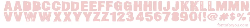 SmearedDsg Font – Pink Fonts on White Background