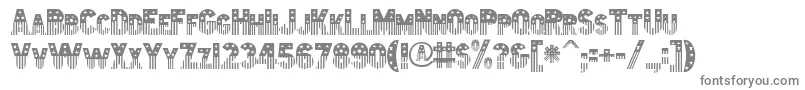 Amerika-Schriftart – Graue Schriften auf weißem Hintergrund