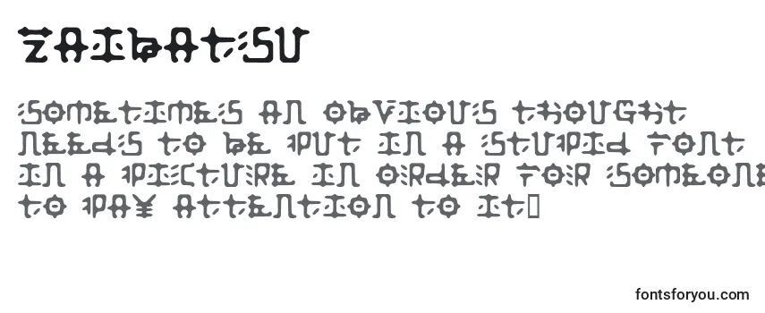 Zaibatsu Font