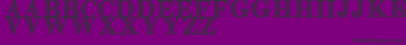 OrnisteTfb Font – Black Fonts on Purple Background