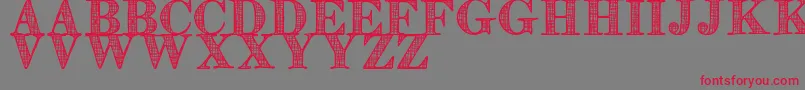 OrnisteTfb Font – Red Fonts on Gray Background