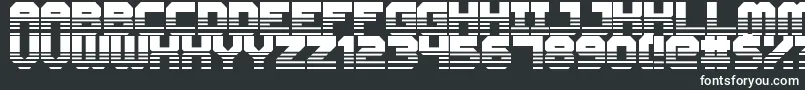 CyberspaceRacewayFront Font – White Fonts