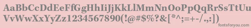 More about KeplerstdBoldcapt Font KeplerstdBoldcapt Font – Gray Fonts on Pink Background