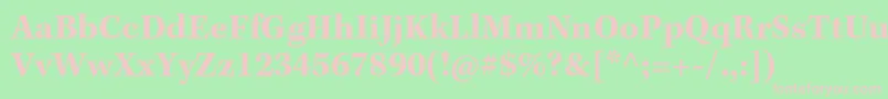 KeplerstdBoldcapt Font – Pink Fonts on Green Background