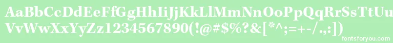 KeplerstdBoldcapt Font – White Fonts on Green Background