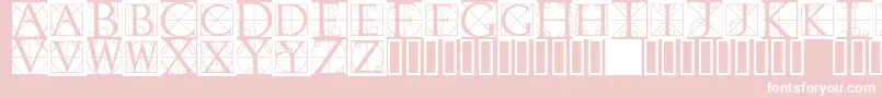 Rodgauerone Font – White Fonts on Pink Background