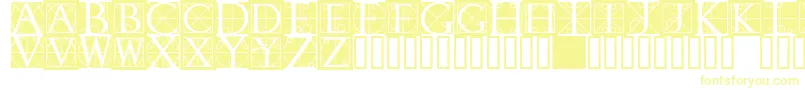 Rodgauerone Font – Yellow Fonts on White Background