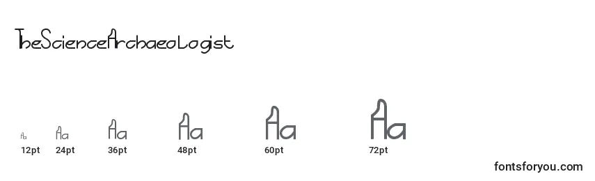 TheScienceArchaeologist Font Sizes